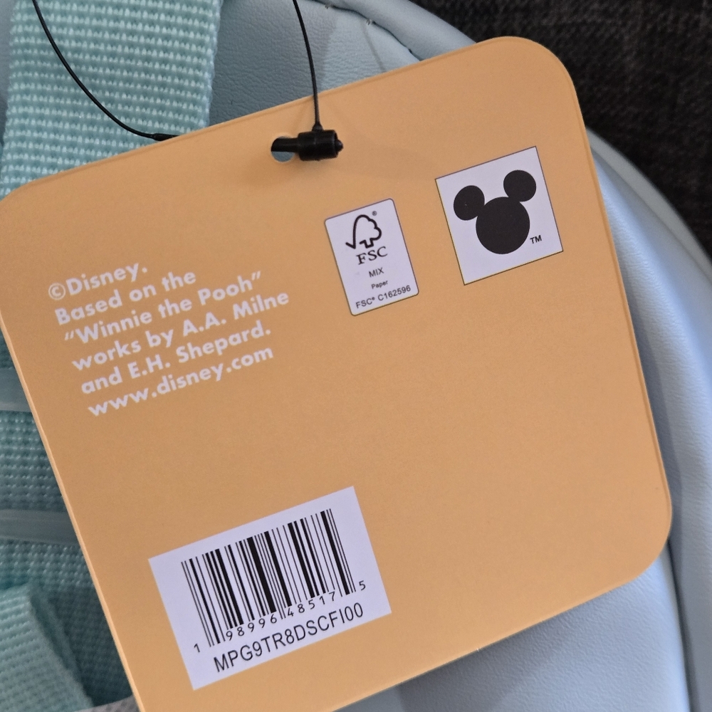 Disney Winnie the Pooh Mini Bag - Light Blue and Red - Picture 8 of 11